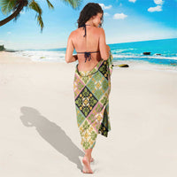 Seamless Pattern Puakenikeni and Kalo Sarong LT9 - Polynesian Pride