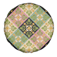 Seamless Pattern Puakenikeni and Kalo Spare Tire Cover LT9 - Polynesian Pride