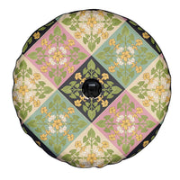 Seamless Pattern Puakenikeni and Kalo Spare Tire Cover LT9 - Polynesian Pride