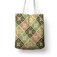 Seamless Pattern Puakenikeni and Kalo Tote Bag - Polynesian Pride