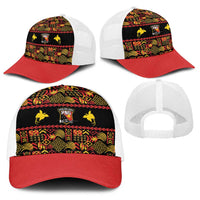 Papua New Guinea Kumuls Baseball Net Cap Bird of Paradise Black Version LT9 - Polynesian Pride
