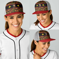 Papua New Guinea Kumuls Baseball Net Cap Bird of Paradise Black Version LT9 - Polynesian Pride
