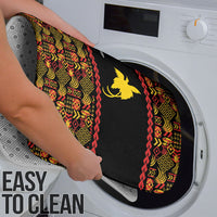 Papua New Guinea Kumuls Bathroom Set Bird of Paradise Black Version LT9 - Polynesian Pride