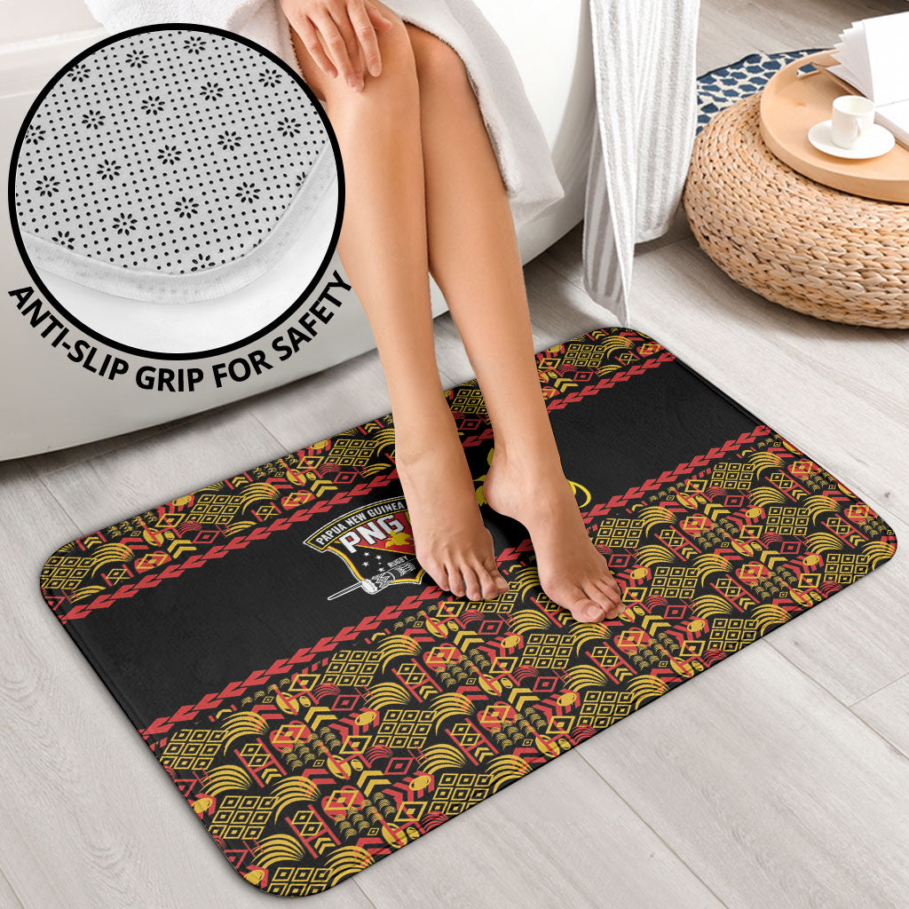 Papua New Guinea Kumuls Bathroom Set Bird of Paradise Black Version LT9 - Polynesian Pride