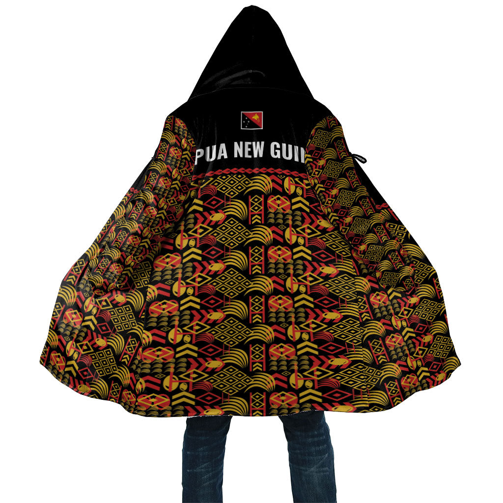 Papua New Guinea Kumuls Cloak Bird of Paradise Black Version LT9 Unisex Black - Polynesian Pride