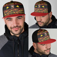 Papua New Guinea Kumuls Mesh Trucker Cap Bird of Paradise Black Version LT9 - Polynesian Pride