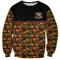 Papua New Guinea Kumuls Sweatshirt Bird of Paradise Black Version LT9 Unisex Black - Polynesian Pride