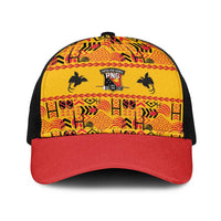 Papua New Guinea Kumuls Baseball Net Cap Bird of Paradise Gold Version LT9 One Size Black Gold - Polynesian Pride