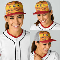 Papua New Guinea Kumuls Baseball Net Cap Bird of Paradise Gold Version LT9 - Polynesian Pride