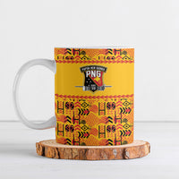 Papua New Guinea Kumuls Ceramic Mug Bird of Paradise Gold Version LT9 Gold - Polynesian Pride
