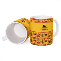 Papua New Guinea Kumuls Ceramic Mug Bird of Paradise Gold Version LT9 - Polynesian Pride
