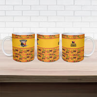 Papua New Guinea Kumuls Ceramic Mug Bird of Paradise Gold Version LT9 - Polynesian Pride
