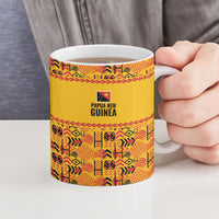Papua New Guinea Kumuls Ceramic Mug Bird of Paradise Gold Version LT9 - Polynesian Pride