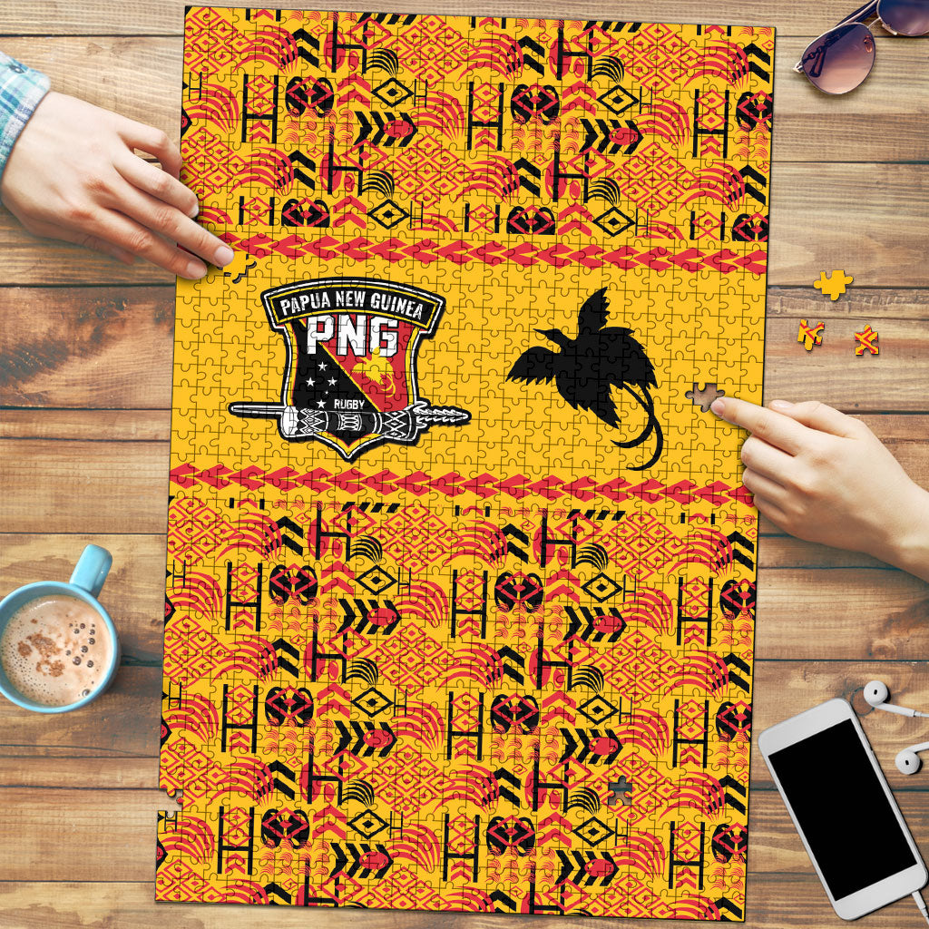 Papua New Guinea Kumuls Puzzle Bird of Paradise Gold Version LT9 Gold - Polynesian Pride