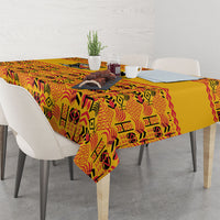 Papua New Guinea Kumuls Tablecloth Bird of Paradise Gold Version LT9 - Polynesian Pride