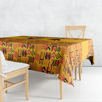 Papua New Guinea Kumuls Tablecloth Bird of Paradise Gold Version LT9 - Polynesian Pride