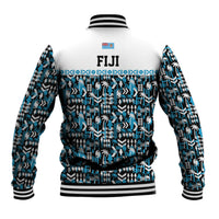 Fiji Bati Baseball Jacket Bati Island Warrior Geometry LT9 - Polynesian Pride