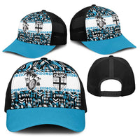 Fiji Bati Baseball Net Cap Bati Island Warrior Geometry LT9 - Polynesian Pride
