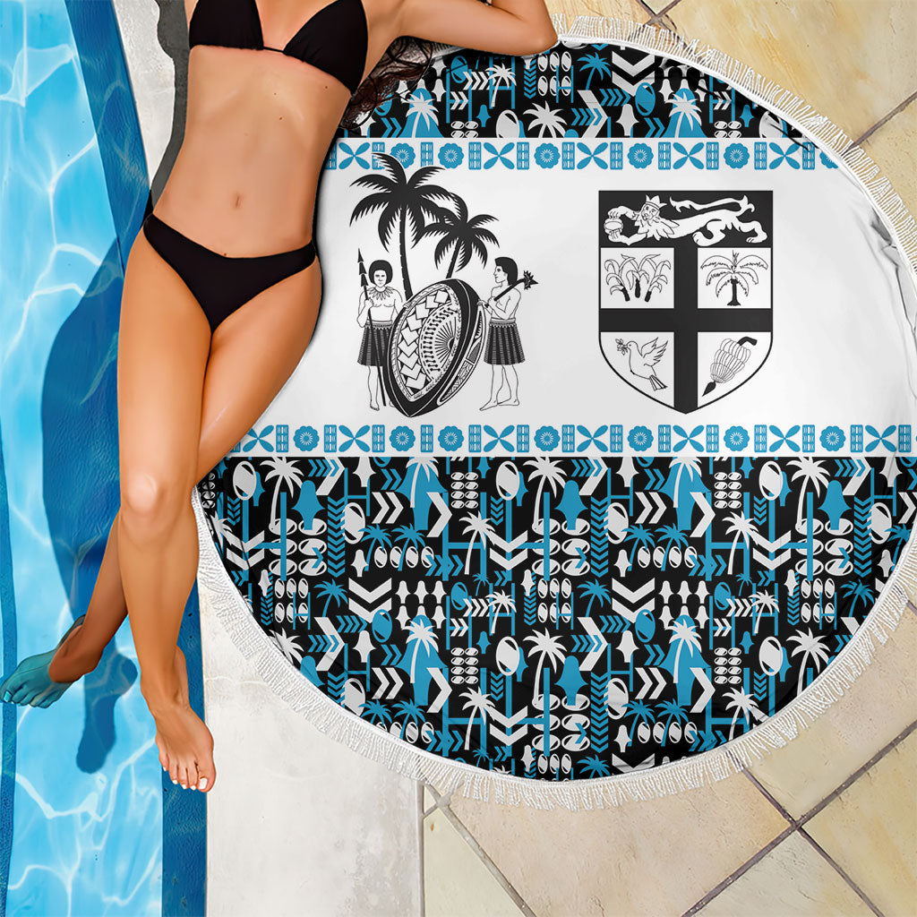 Fiji Bati Beach Blanket Bati Island Warrior Geometry LT9 - Polynesian Pride