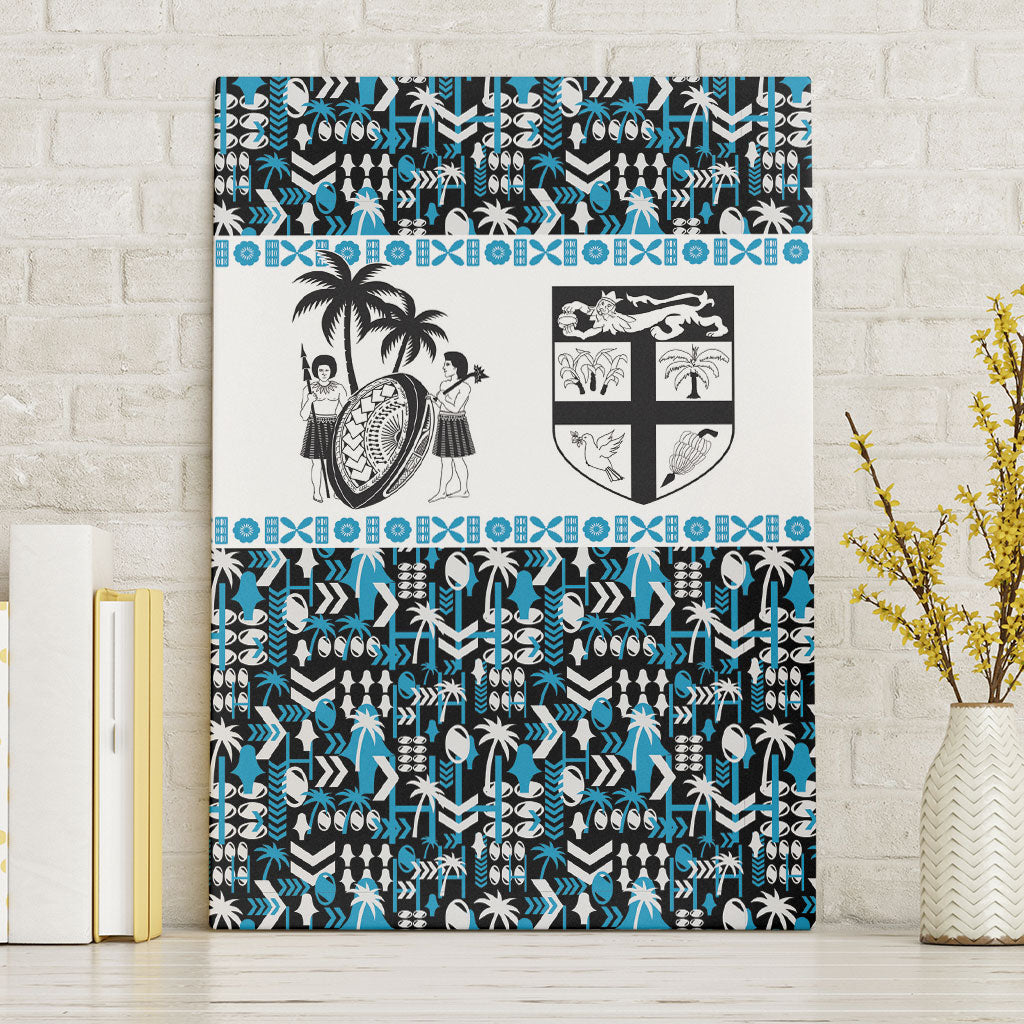 Fiji Bati Canvas Wall Art Bati Island Warrior Geometry