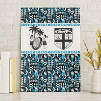 Fiji Bati Canvas Wall Art Bati Island Warrior Geometry