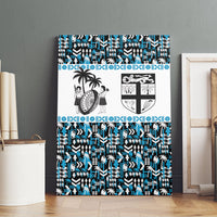 Fiji Bati Canvas Wall Art Bati Island Warrior Geometry