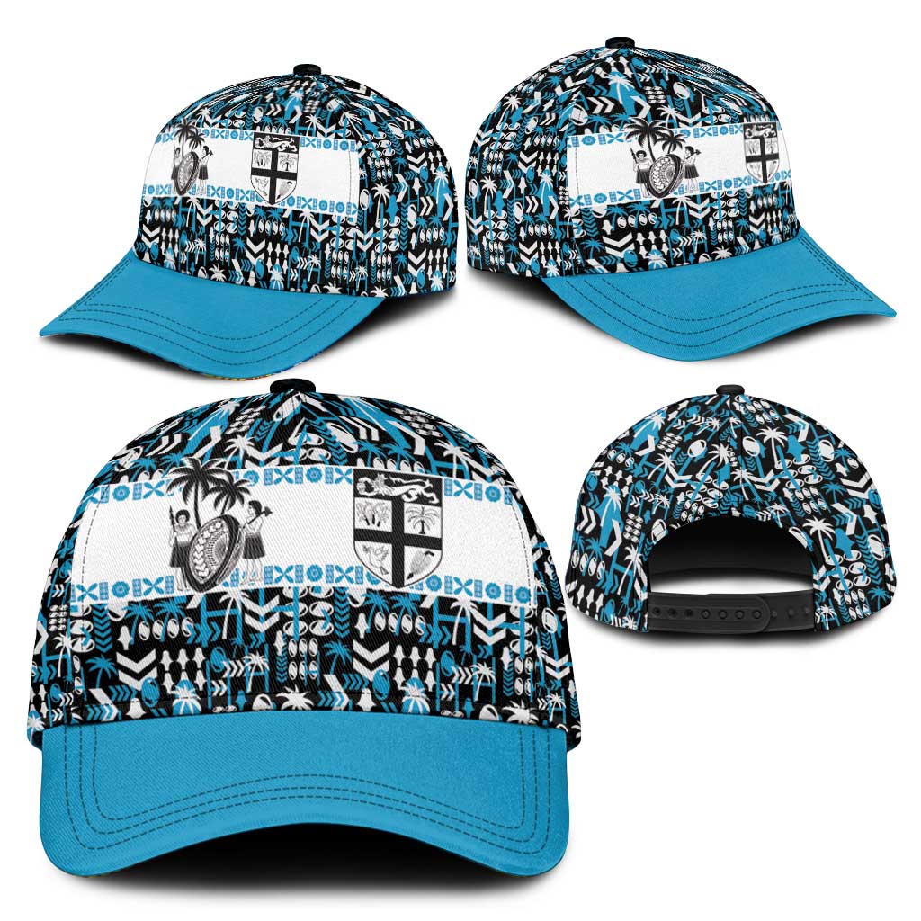 Fiji Bati Classic Cap Bati Island Warrior Geometry LT9 - Polynesian Pride