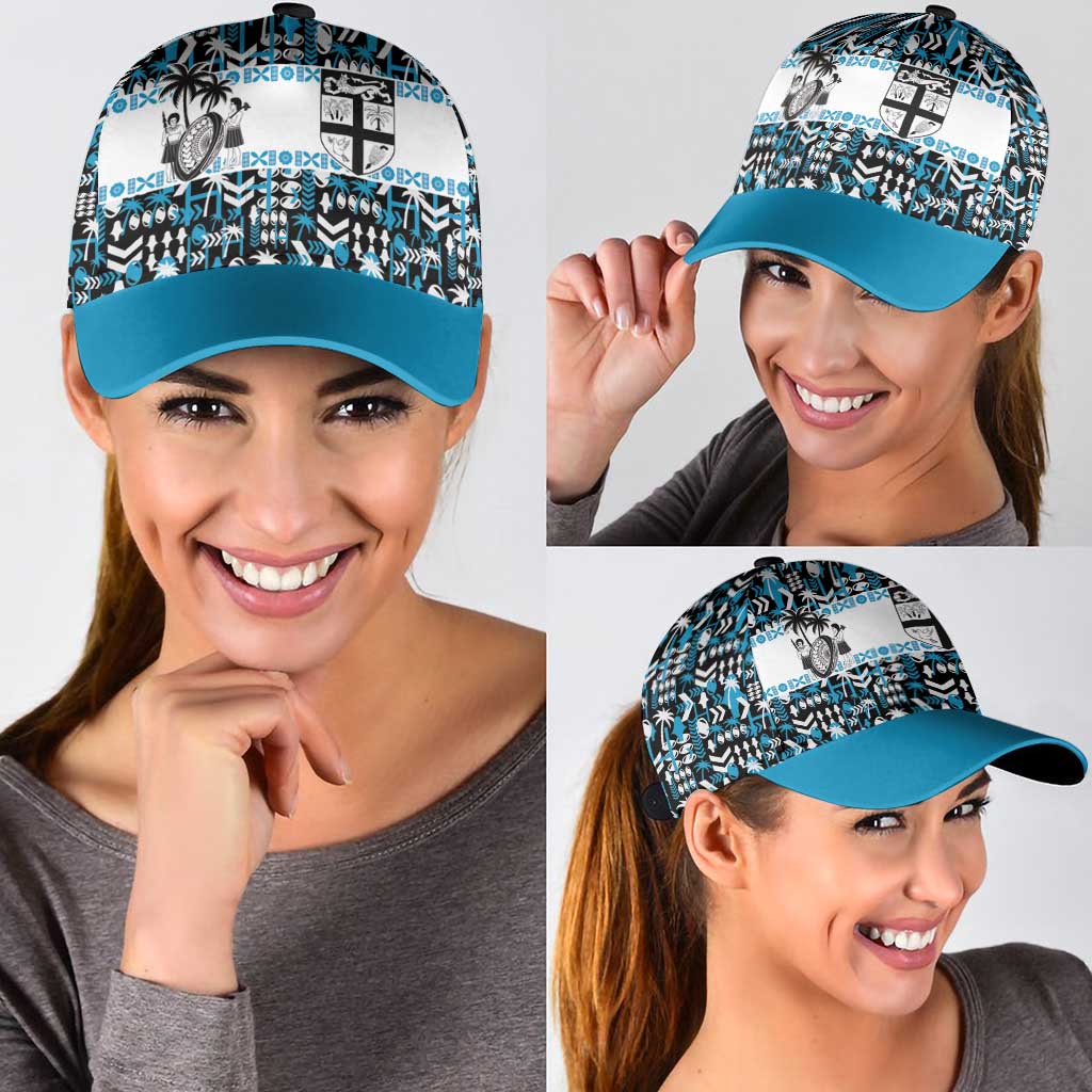 Fiji Bati Classic Cap Bati Island Warrior Geometry LT9 - Polynesian Pride
