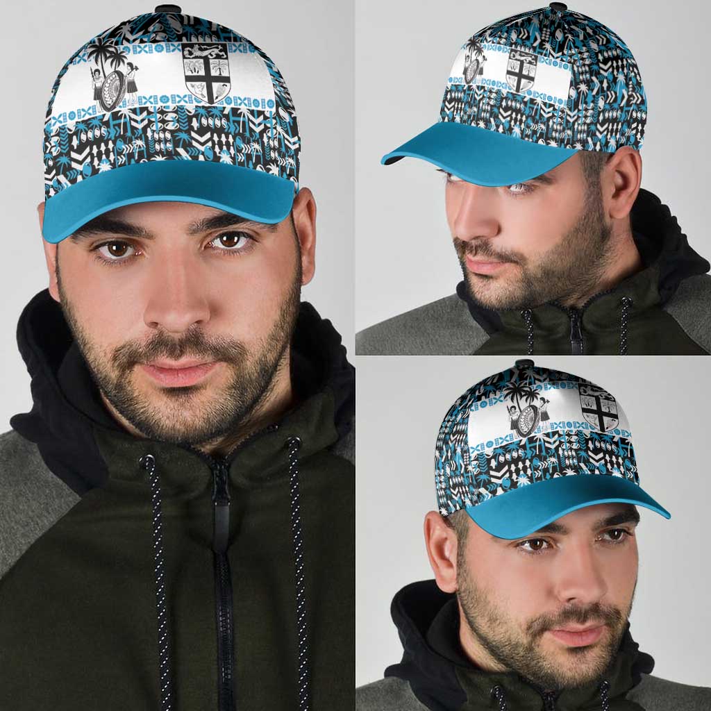 Fiji Bati Classic Cap Bati Island Warrior Geometry LT9 - Polynesian Pride