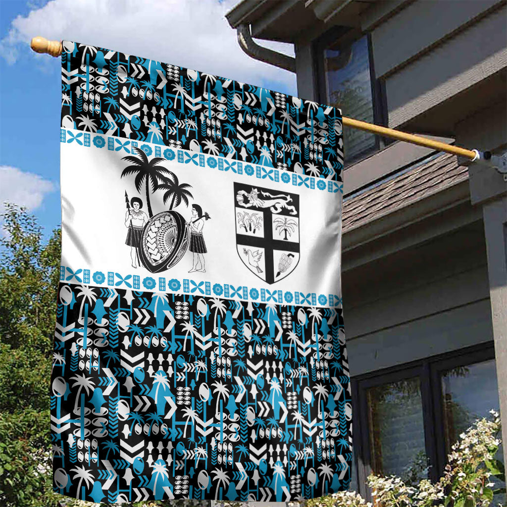 Fiji Bati Garden Flag Bati Island Warrior Geometry