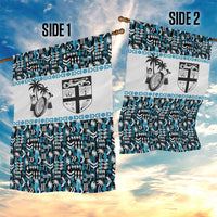 Fiji Bati Garden Flag Bati Island Warrior Geometry