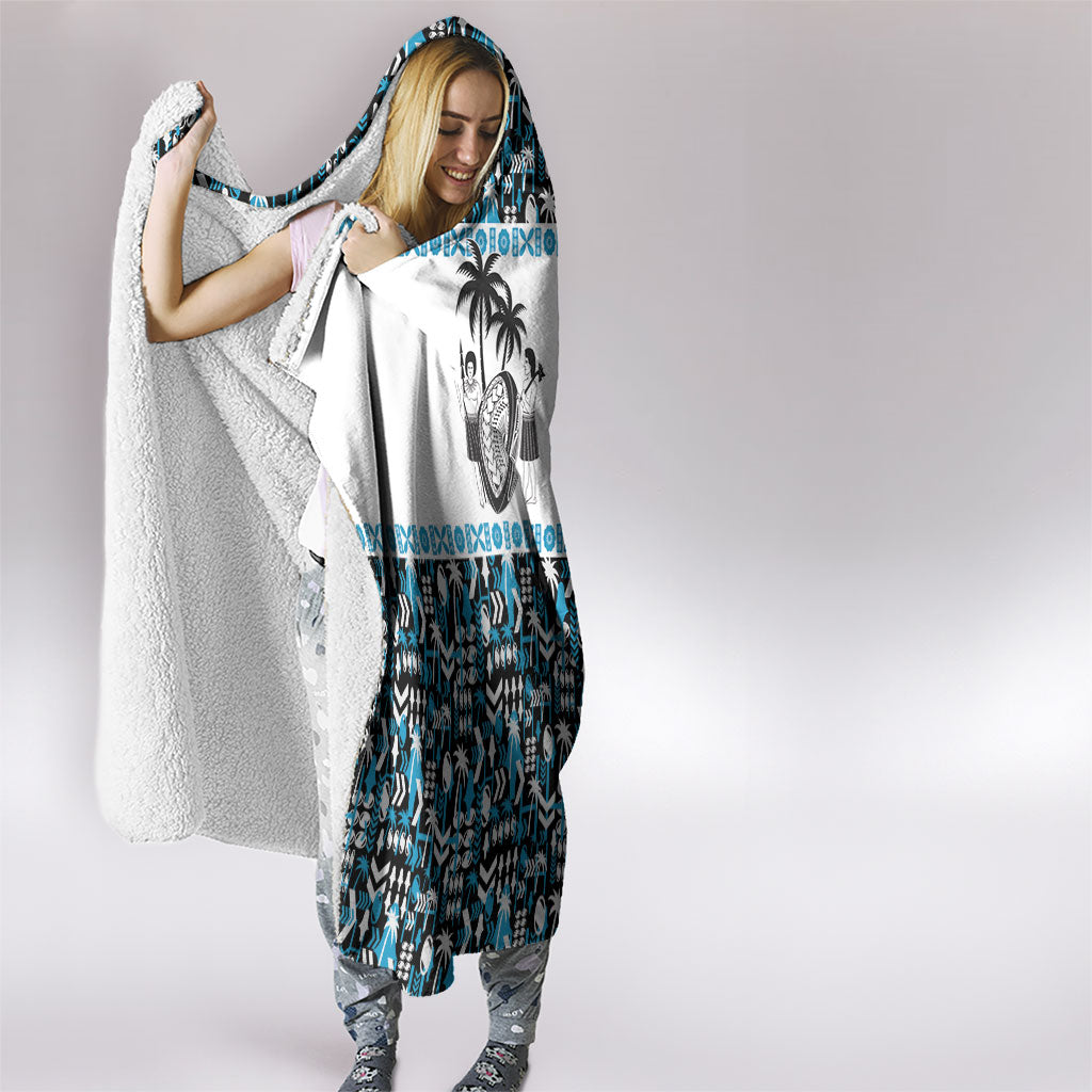 Fiji Bati Hooded Blanket Bati Island Warrior Geometry