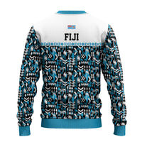 Fiji Bati Ugly Christmas Sweater Bati Island Warrior Geometry LT9 - Polynesian Pride