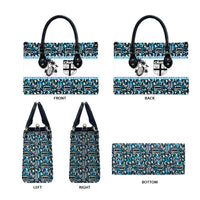 Fiji Bati Leather Bag Bati Island Warrior Geometry