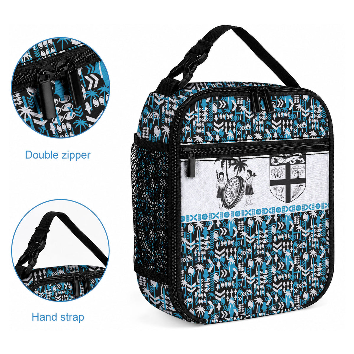 Fiji Bati Lunch Bag Bati Island Warrior Geometry