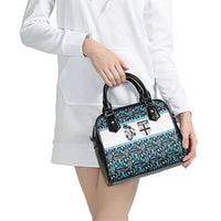 Fiji Bati Shoulder Handbag Bati Island Warrior Geometry