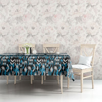 Fiji Bati Tablecloth Bati Island Warrior Geometry LT9 - Polynesian Pride