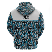 Fiji Bati Zip Hoodie Bati Island Warrior Geometry