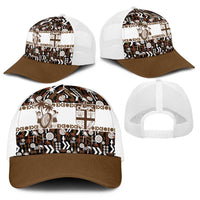 Fiji Bati Baseball Net Cap Masi-inspired Tapa Pattern LT9 - Polynesian Pride