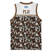 Fiji Bati Basketball Jersey Masi-inspired Tapa Pattern LT9 - Polynesian Pride