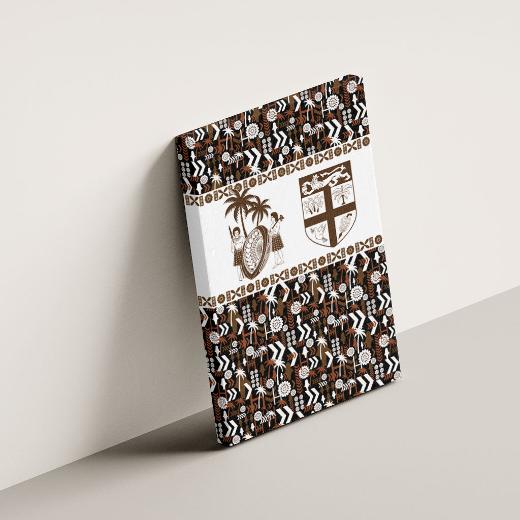 Fiji Bati Canvas Wall Art Masi-inspired Tapa Pattern LT9 - Polynesian Pride