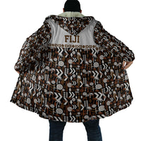 Fiji Bati Cloak Masi-inspired Tapa Pattern