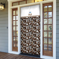Fiji Bati Door Cover Masi-inspired Tapa Pattern LT9 - Polynesian Pride