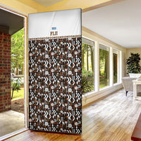 Fiji Bati Door Cover Masi-inspired Tapa Pattern LT9 - Polynesian Pride