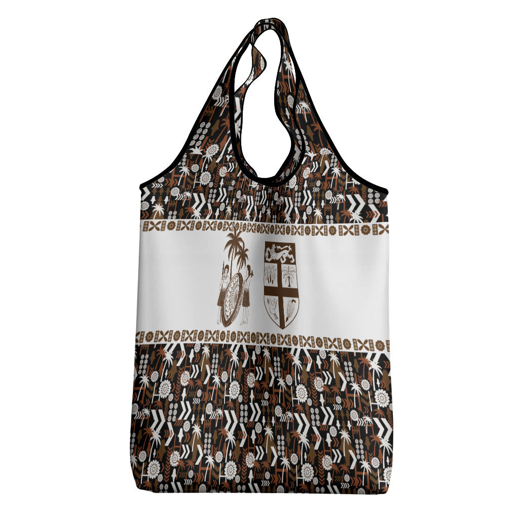 Fiji Bati Grocery Bag Masi-inspired Tapa Pattern LT9 - Polynesian Pride