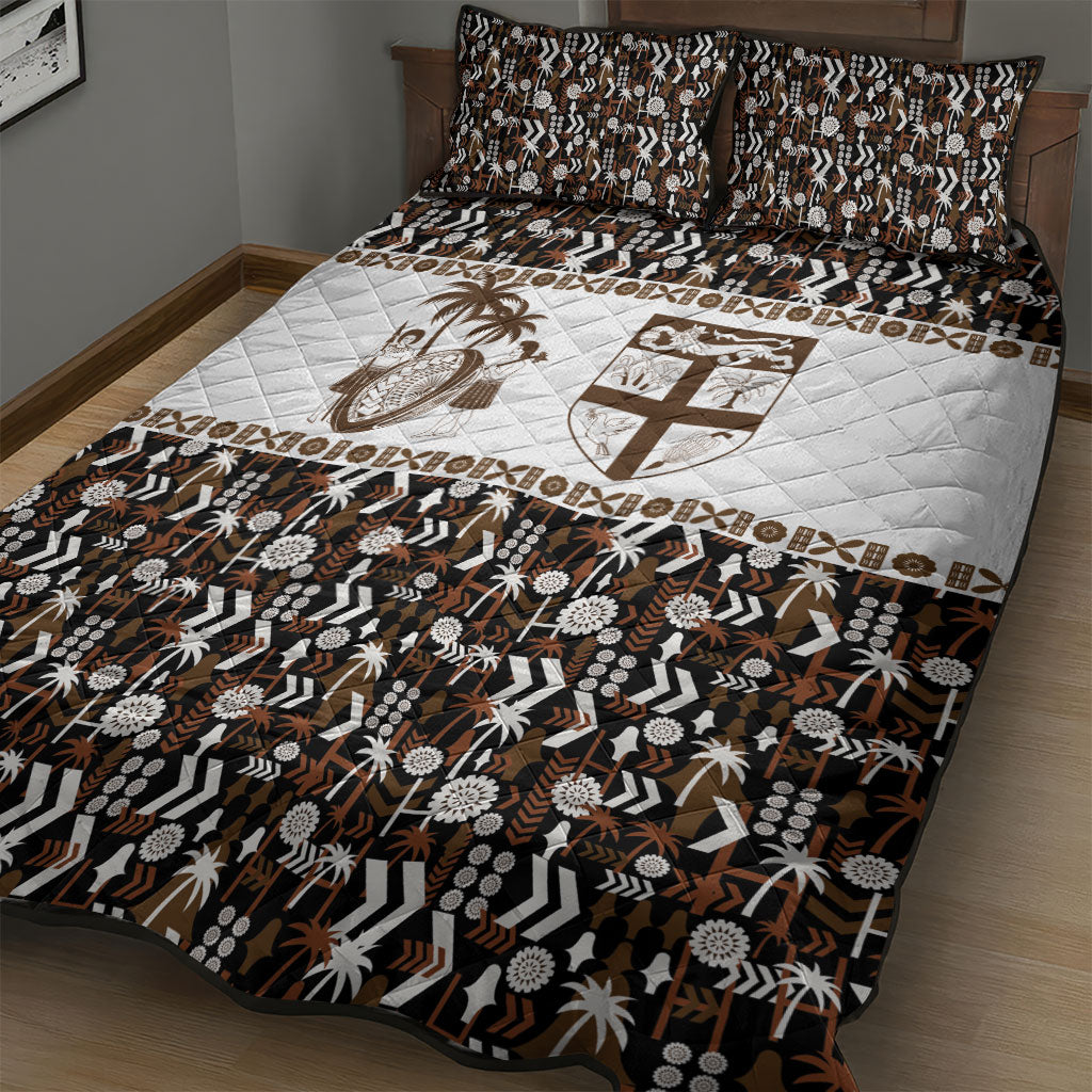 Fiji Bati Quilt Bed Set Masi-inspired Tapa Pattern LT9 - Polynesian Pride