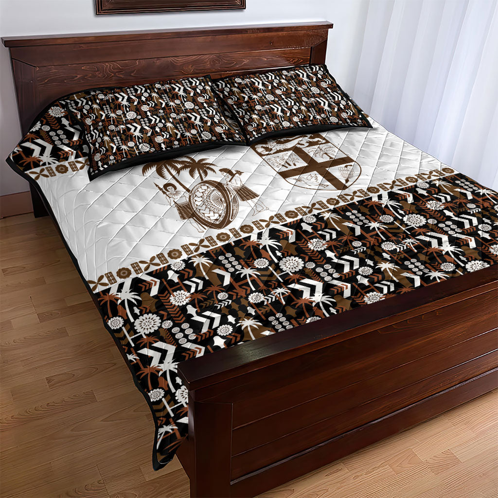 Fiji Bati Quilt Bed Set Masi-inspired Tapa Pattern LT9 - Polynesian Pride