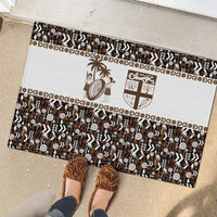 Fiji Bati Rubber Doormat Masi-inspired Tapa Pattern LT9 - Polynesian Pride