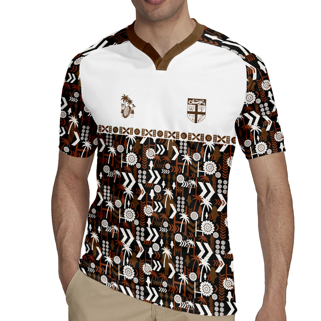 Fiji Bati Rugby Jersey Masi-inspired Tapa Pattern