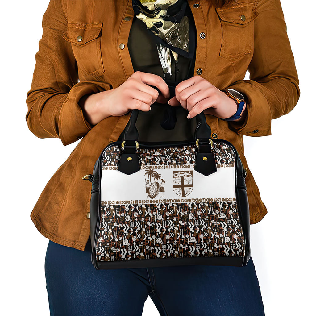 Fiji Bati Shoulder Handbag Masi-inspired Tapa Pattern LT9 - Polynesian Pride